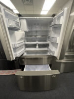 Samsung - 28 cu. ft. 4-Door French Door Smart Refrigerator with FlexZone Drawer - Stainless Steel - Image 2