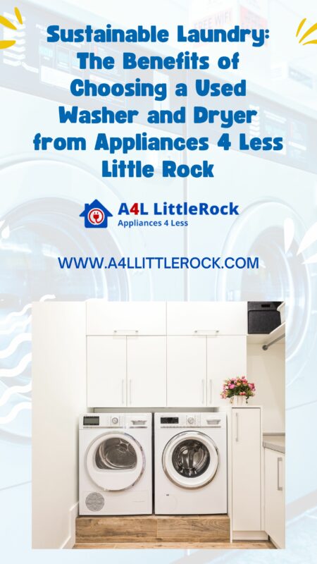 Used washers and dryers
